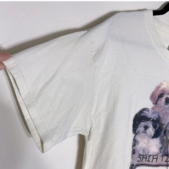 Gildan Shih Tzu Dog Crew Neck T Shirt L - Picture 9 of 12